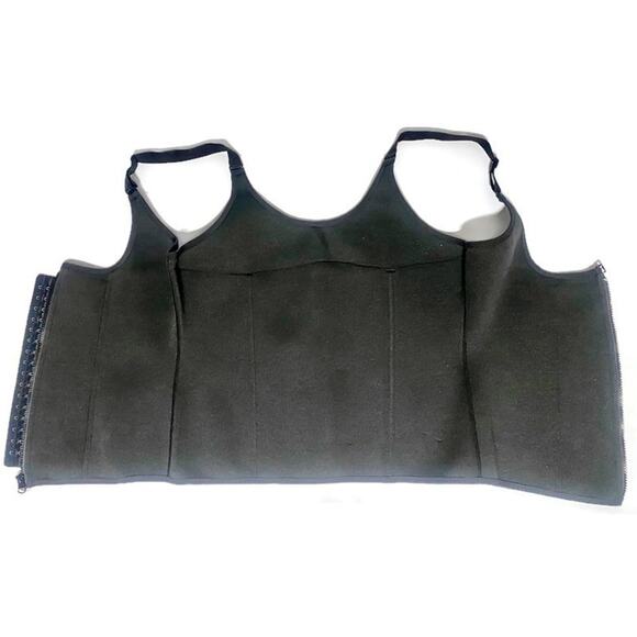 Nebility Corset Body Shaper Size 3XL Black Neoprene and Nylon - Picture 8 of 8